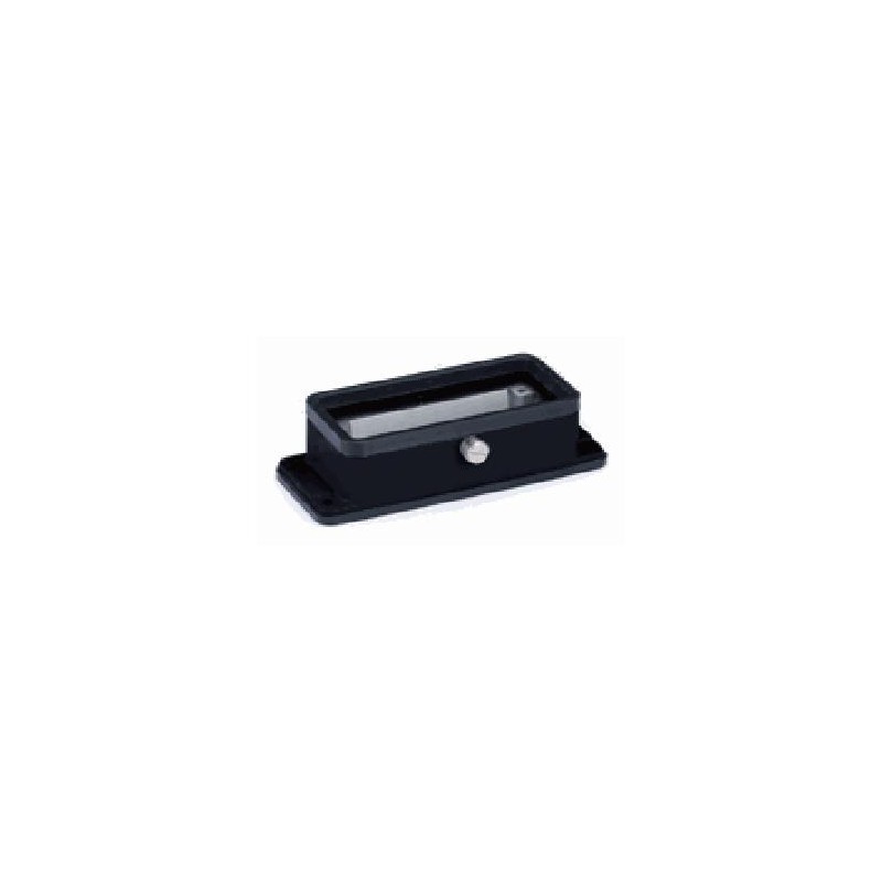 Embase encastrée 16B, Aluminium moulé sous pression, acier inoxydable, IP65, Sortie basse